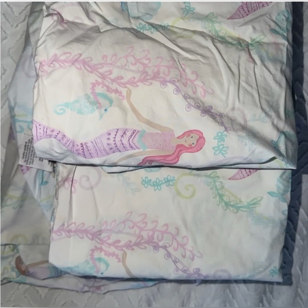 Mermaid Print full size sheet set